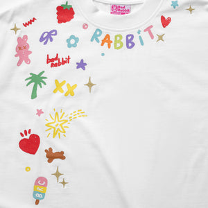 Áo Thun Summer Sticker Rabbit Boxy Tee - Local Brand Chính Hãng