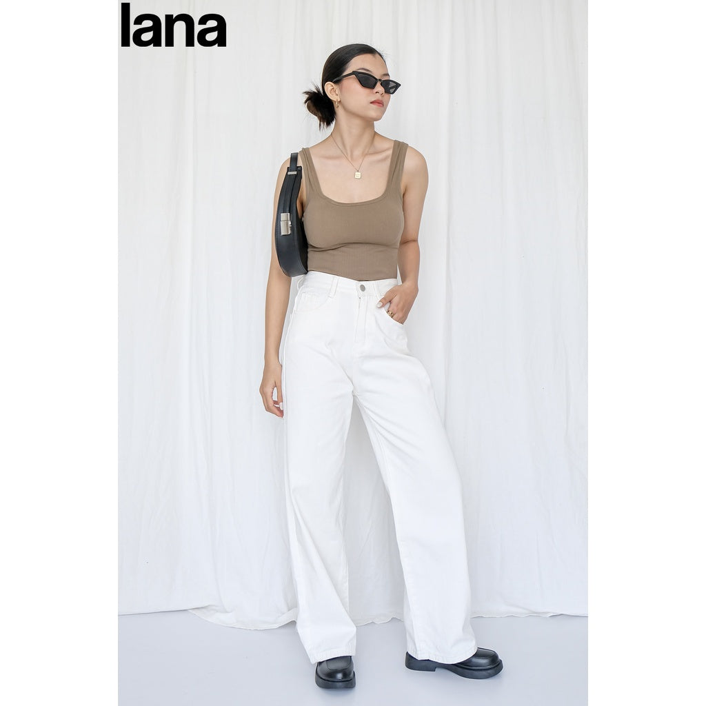 Manner Straight Leg Wide Leg Jeans | 3348 | Lana Official