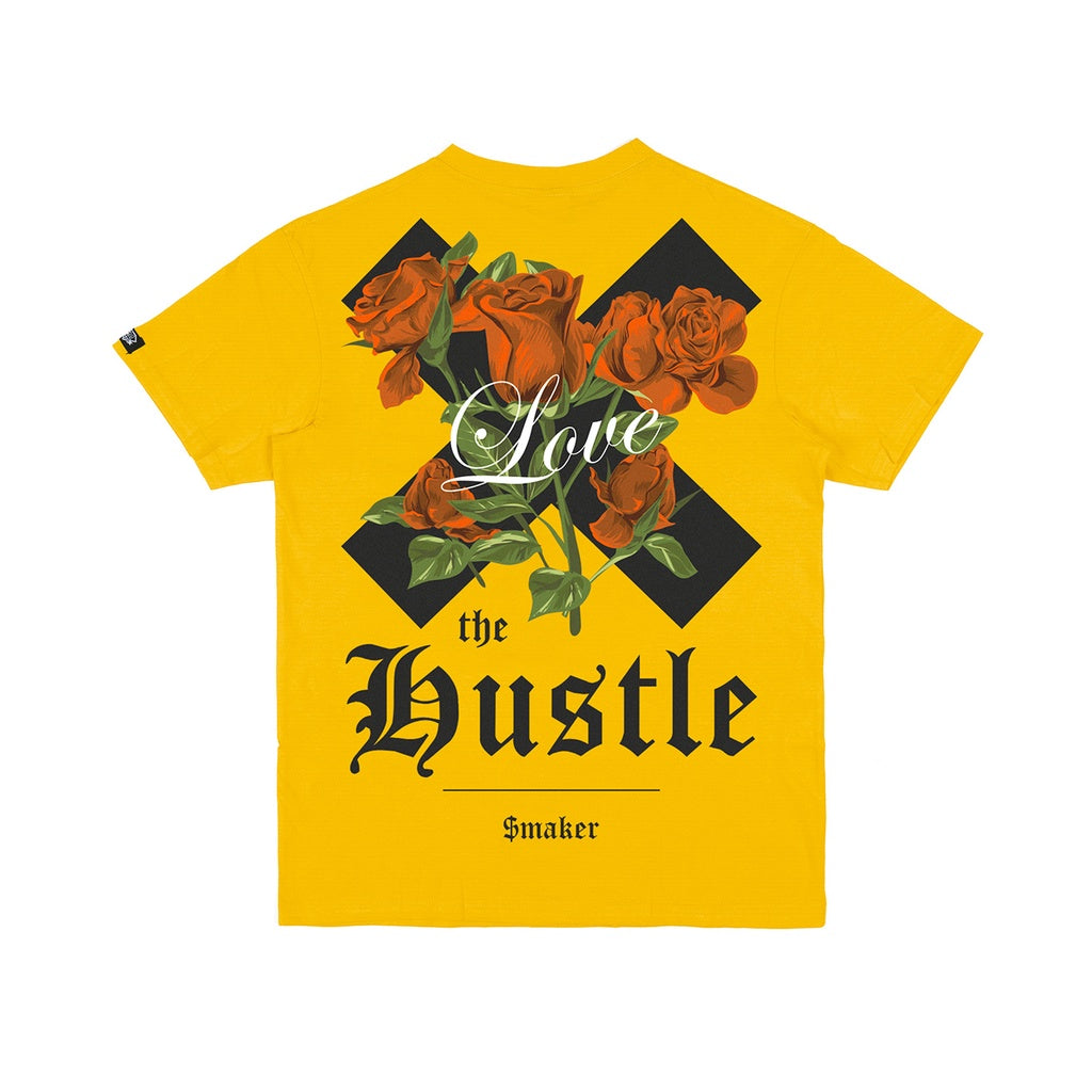 [SMAKER] Áo thun cotton nam nữ Unisex form rộng tay lỡ, local brand chính hãng - "LOVE THE HUSTLE" TEE