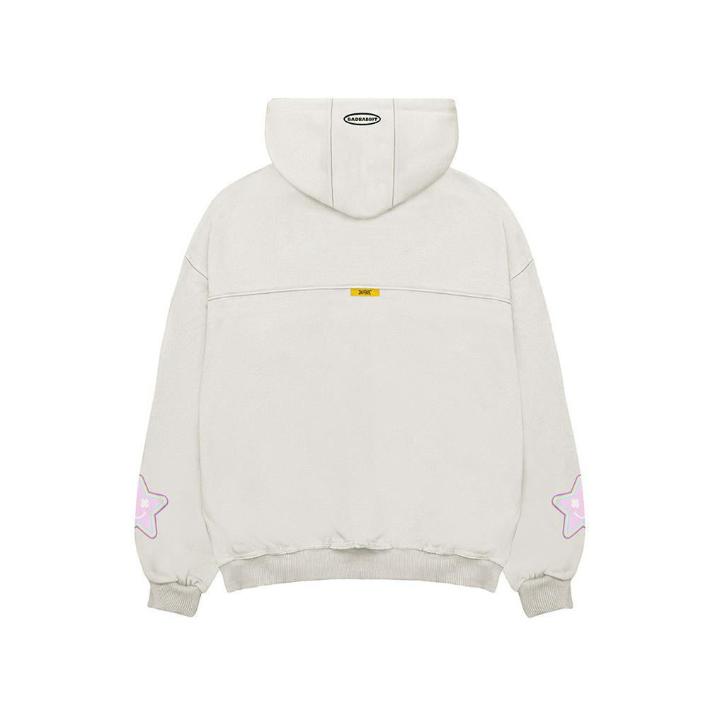 Bad Rabbit BEIGE CANDY HOODIE Fleece Jacket - Genuine Local Brand