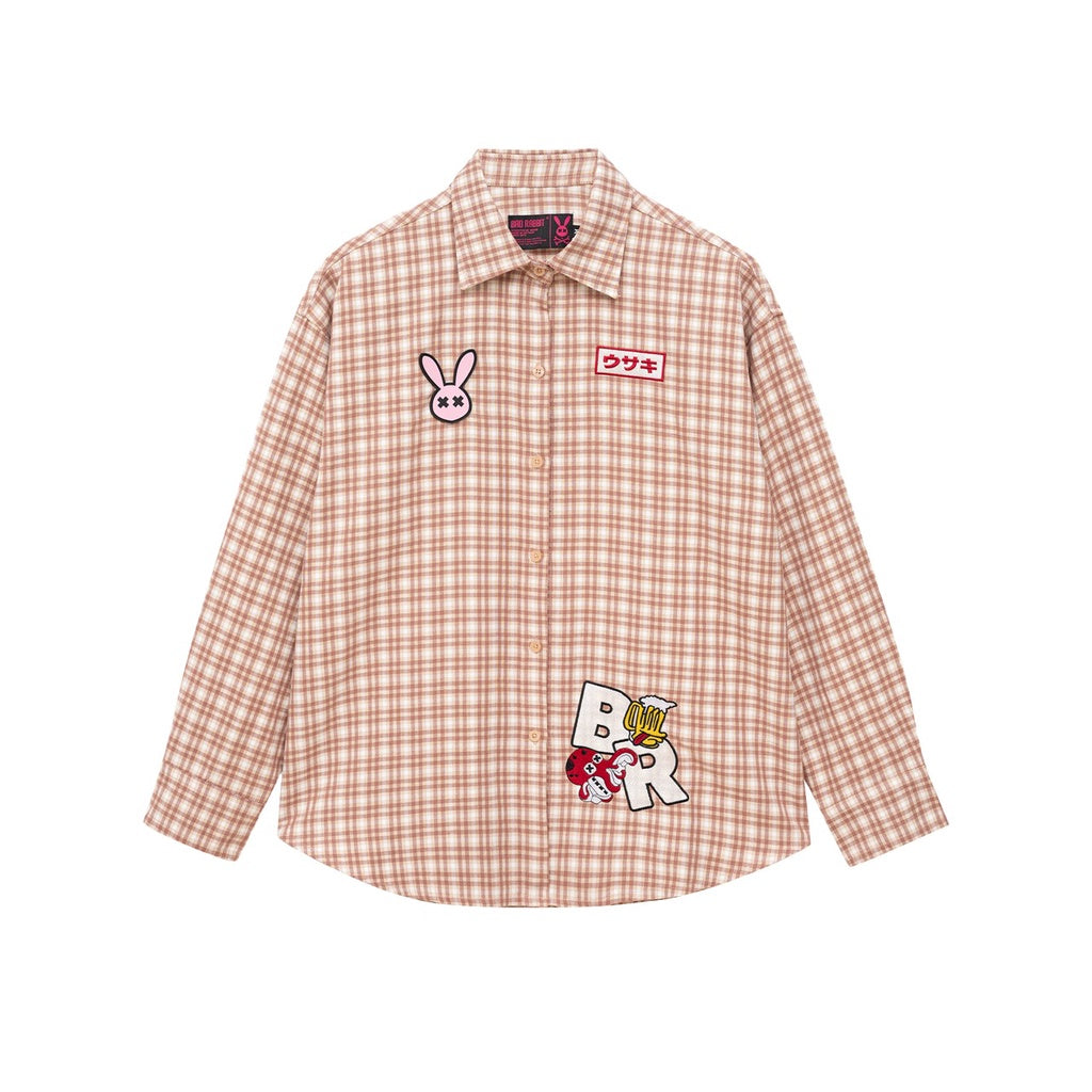 Unisex Bad Rabbit CHECKED RABBIT SHIRT - Genuine Local Brand