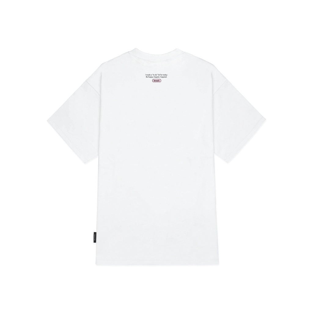 Levents Melt Face/ White T-shirt