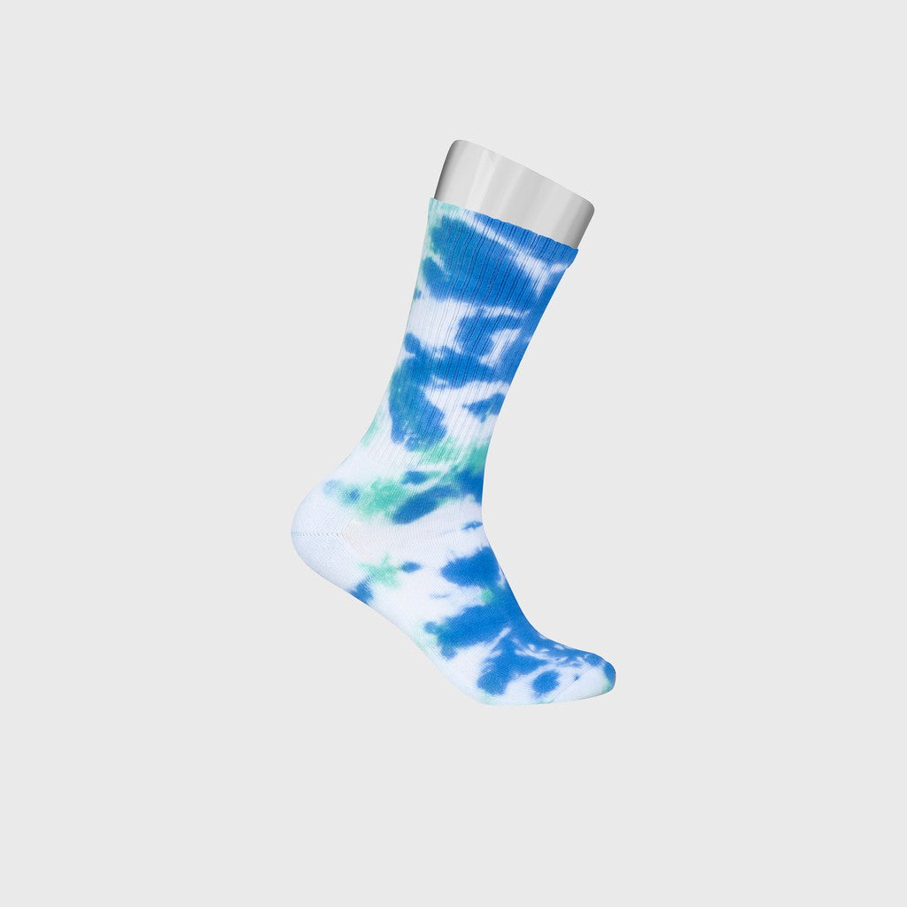 Grimm DC Tie-dye socks // Blended Moss (green and blue)