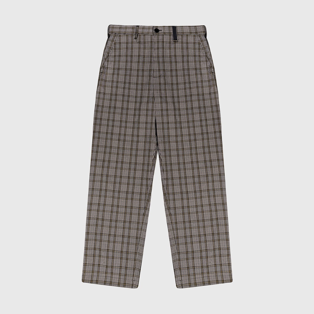 Grimm DC Quần Straight plaid pants // Cedar Brown