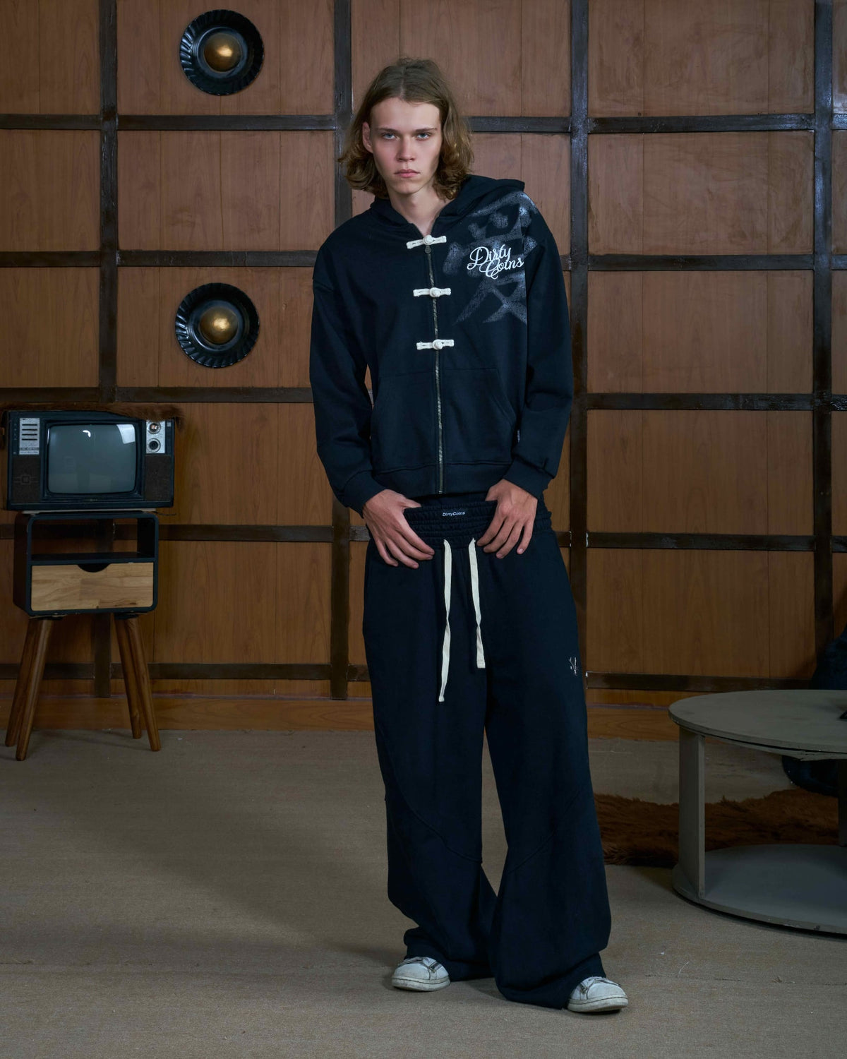 Áo Khoác Hoodie Crack Printed - Local Brand Chính Hãng