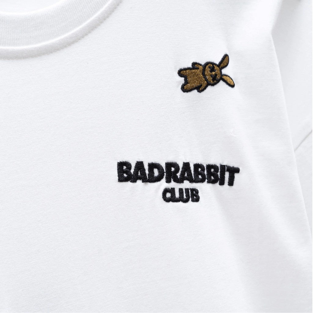 Unisex Bad Rabbit Rabbies T-shirt Black and White 100% Cotton - Genuine Local Brand