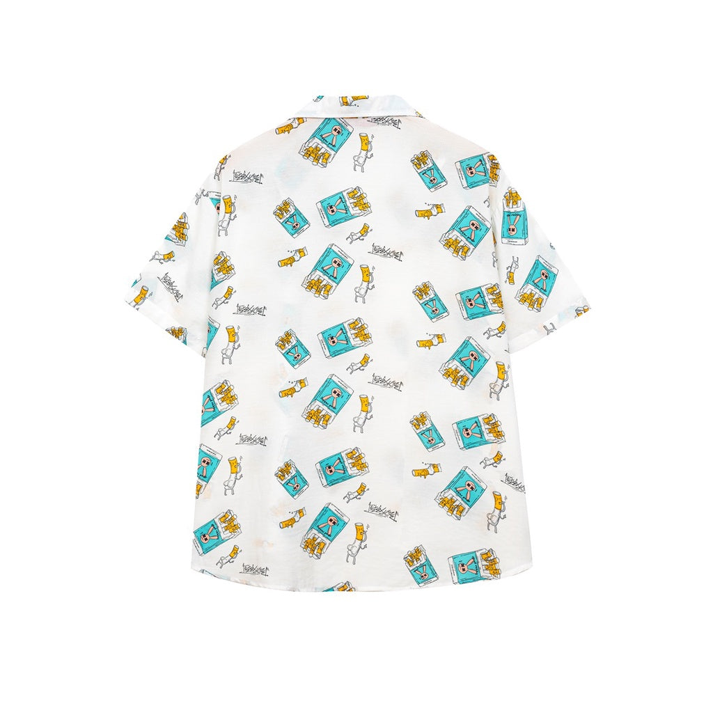 Áo Sơ Mi Unisex Bad Rabbit CIGARABBIT SHIRT - Local Brand Chính Hãng