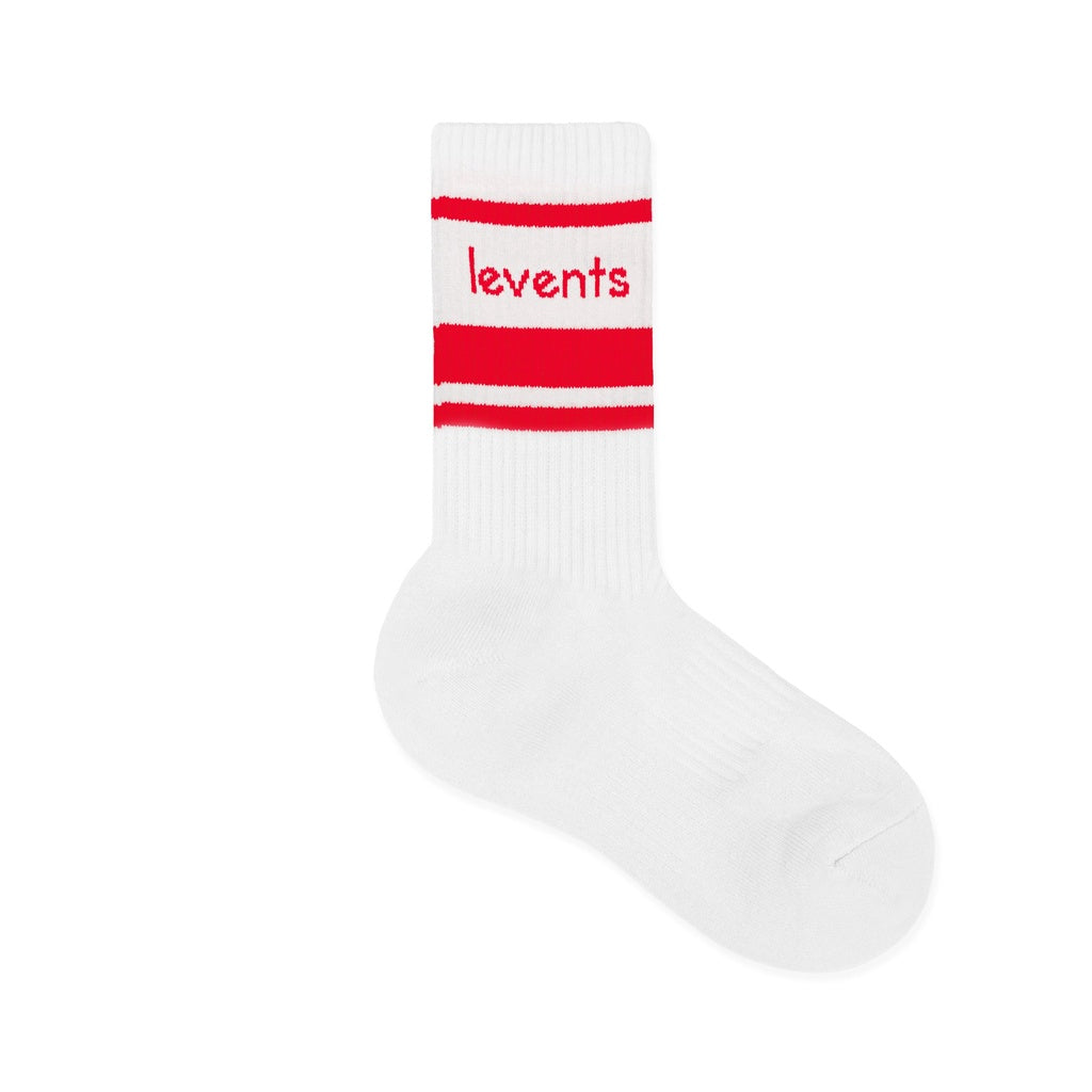 Levents Stripes/ Red socks