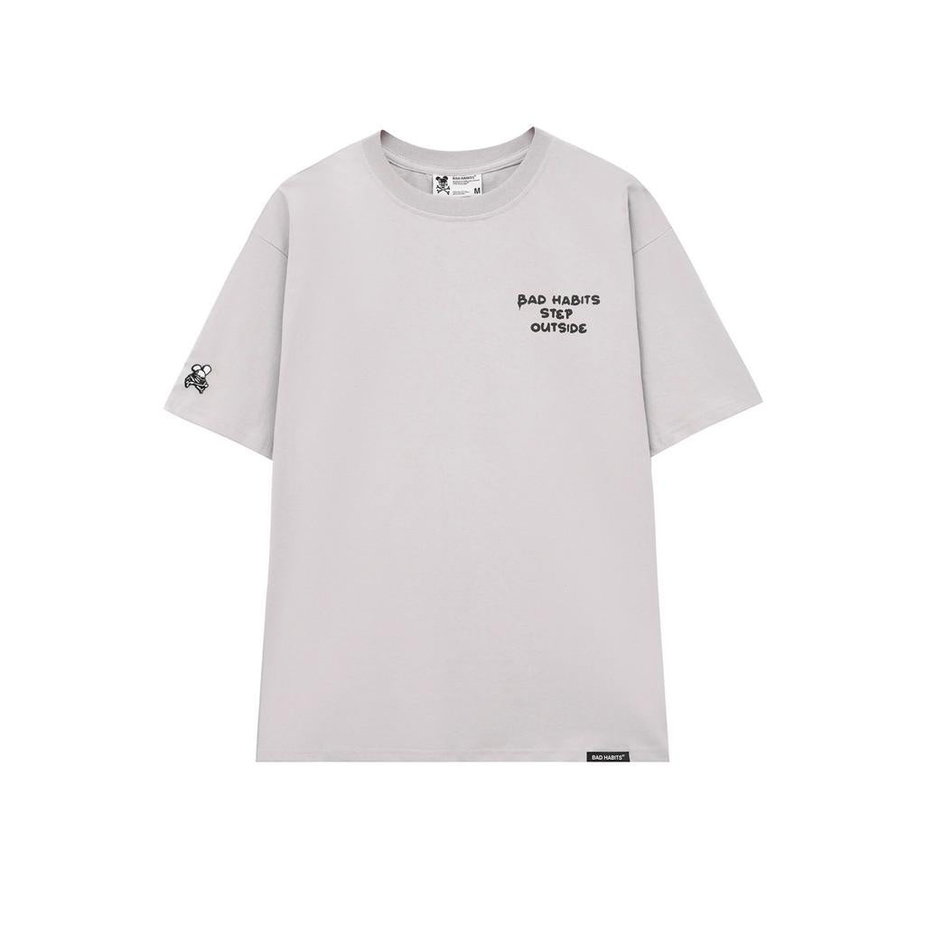 Áo Thun Unisex BAD HABITS RUN TEE SAND 100% Cotton - Local Brand Chính Hãng