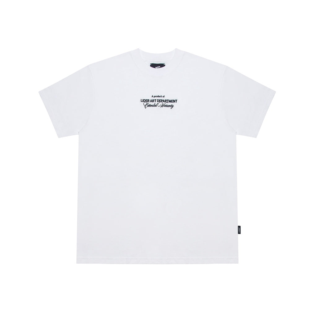 UNISEX LIDER ART DEPARTMENT TEE V.2 - White/Black