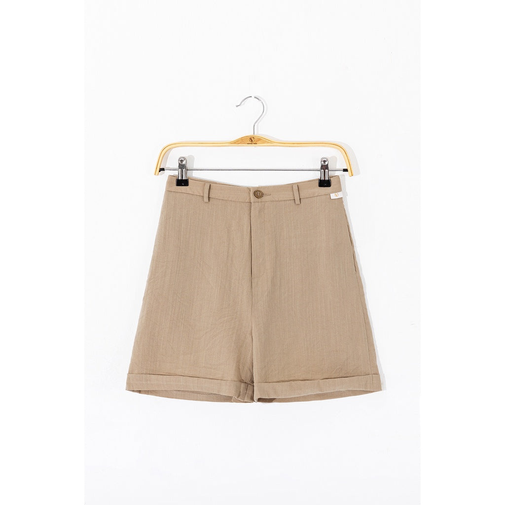 Women's Summer Shorts Loose-fitting Folded Bear Basic VIENNE TRAN V64S21H010