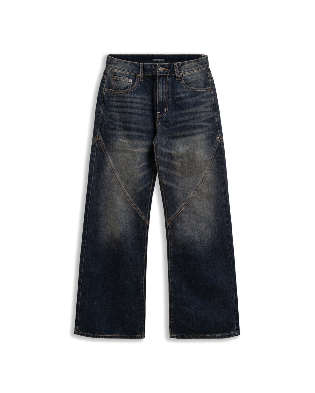 Quần Dài Denim Rivets Wide Leg - Local Brand Chính Hãng