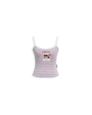 Áo Tank Top Nữ Dcxab Blushed Stripes - Local Brand Chính Hãng