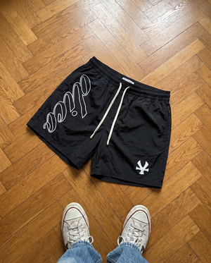 Quần Ngắn Dù Dico Crinkled Script - Local Brand Chính Hãng