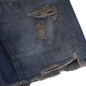 Quần Ngắn Double Knee Shorts Distressed - Local Brand Chính Hãng