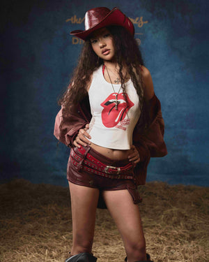 Áo Tank Top Women Dcxrs Tongue Lace - Local Brand Chính Hãng