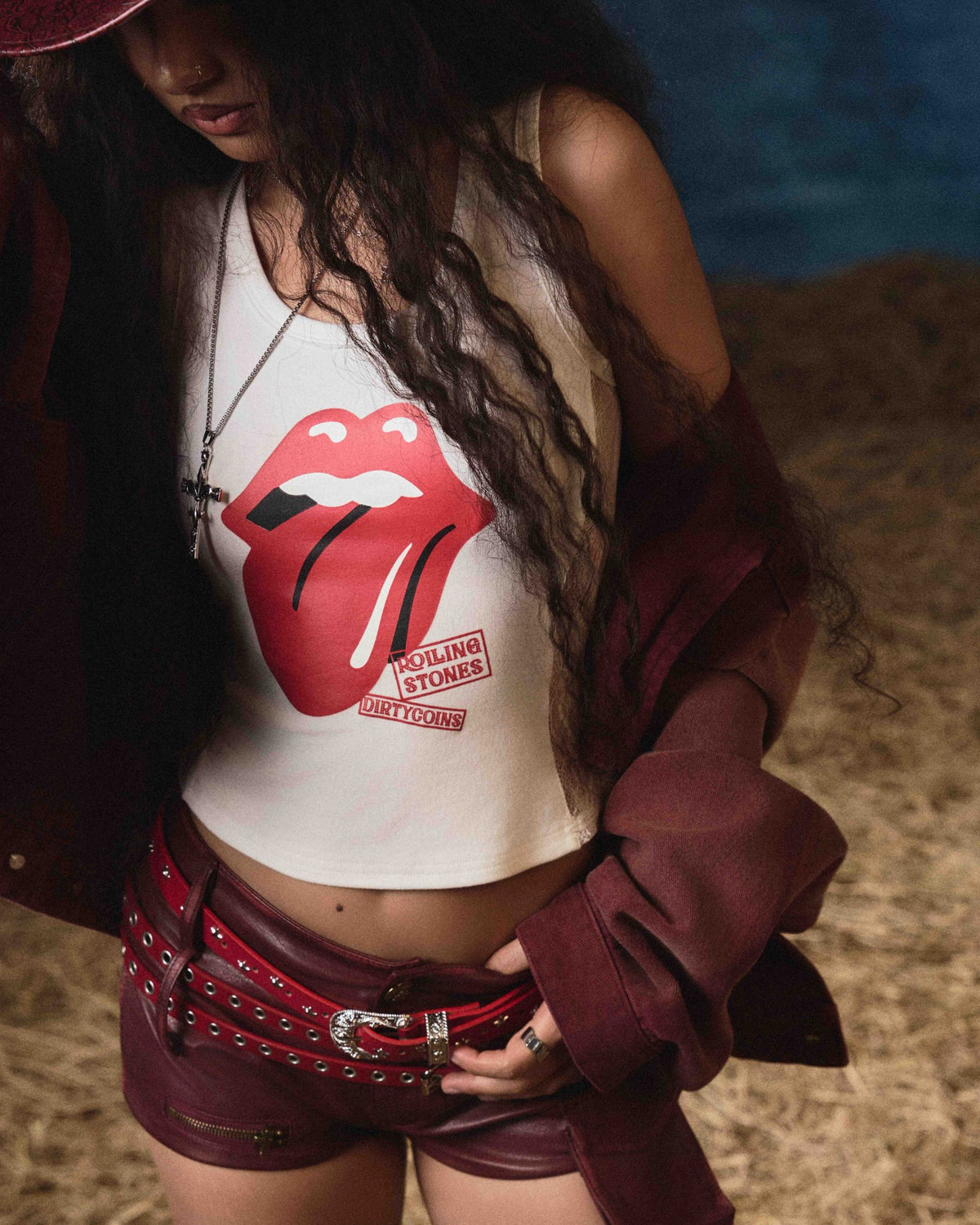 Áo Tank Top Women Dcxrs Tongue Lace - Local Brand Chính Hãng