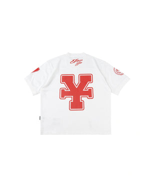 Áo Thun Logo Football Jersey Kids - White - Local Brand Chính Hãng
