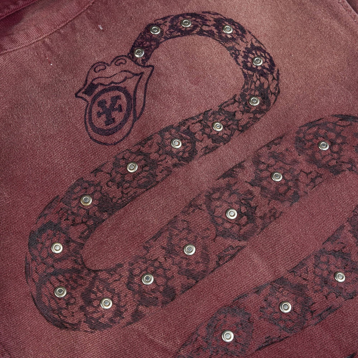 Áo Khoác Denim Dcxrs Western Rivet Snake - Local Brand Chính Hãng