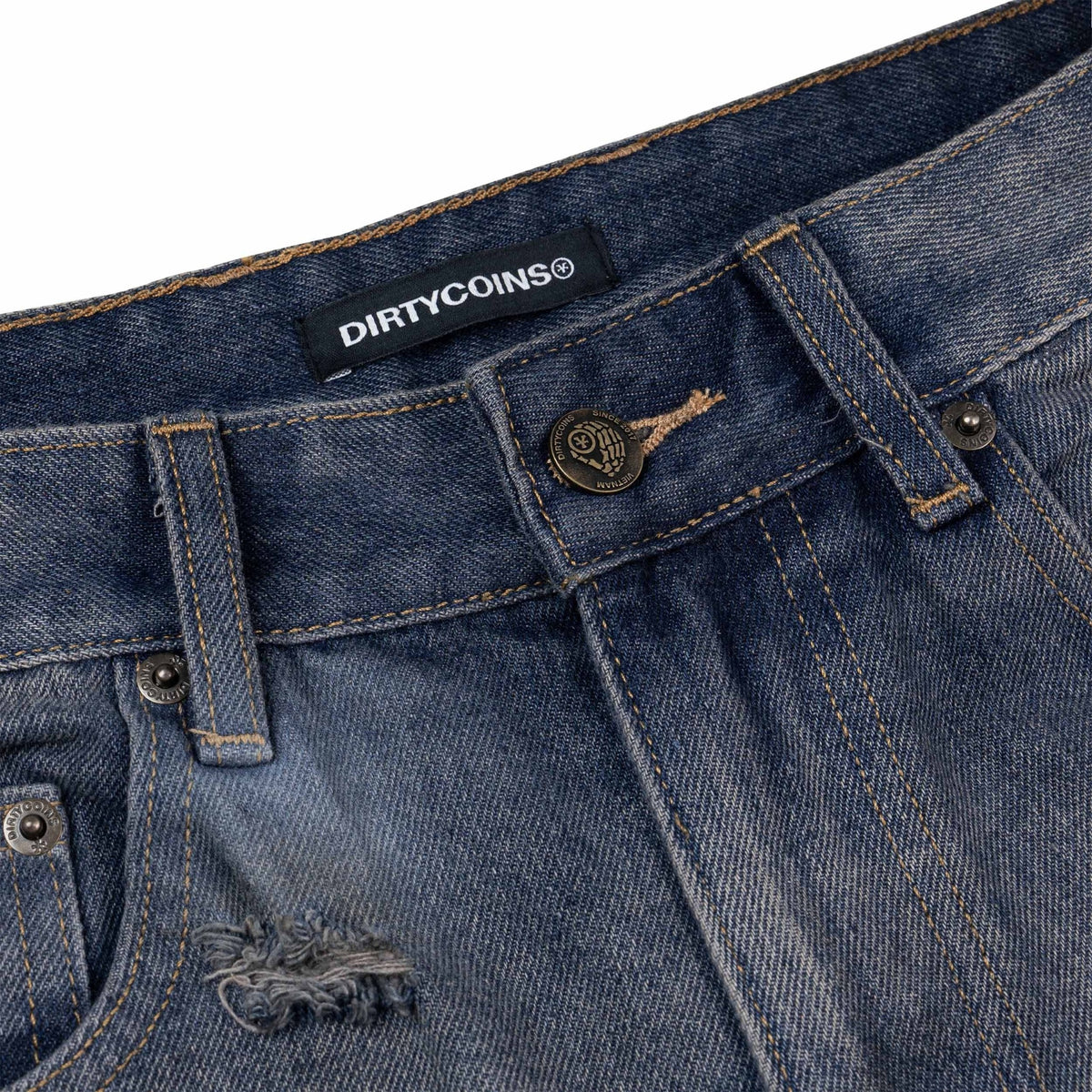 Quần Ngắn Double Knee Shorts Distressed - Local Brand Chính Hãng