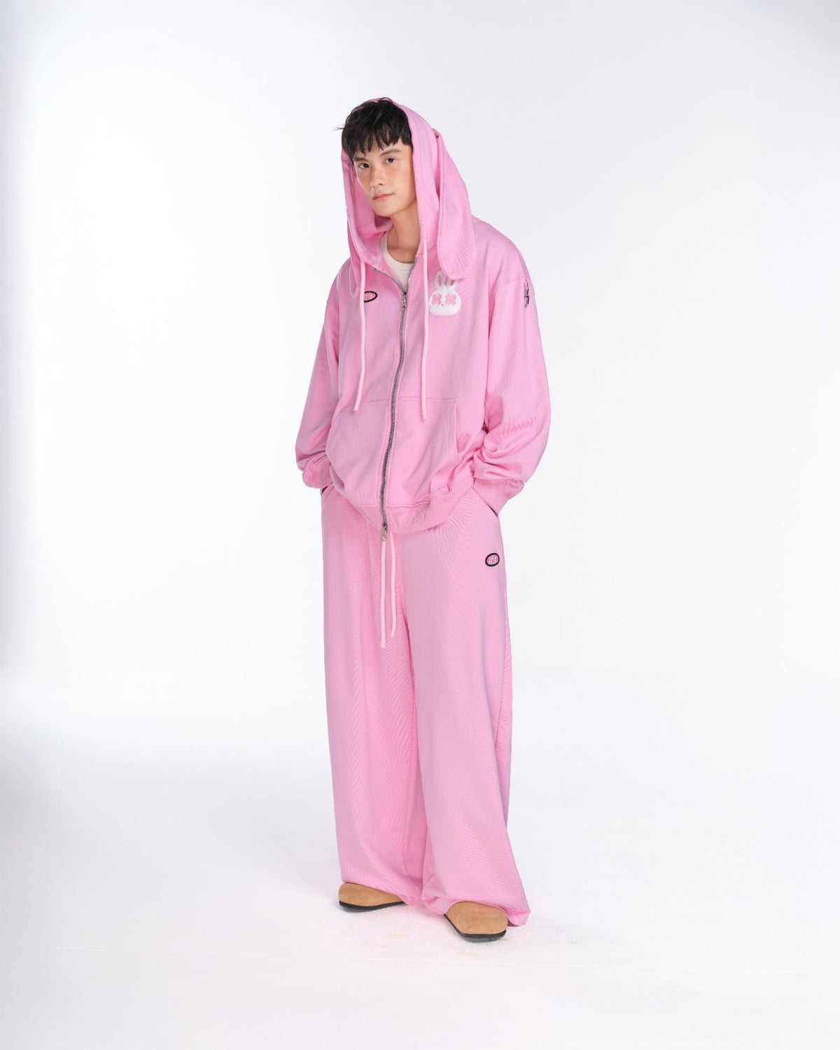Quần Dài Pinkie Rabbit Wide Leg Pants - Local Brand Chính Hãng