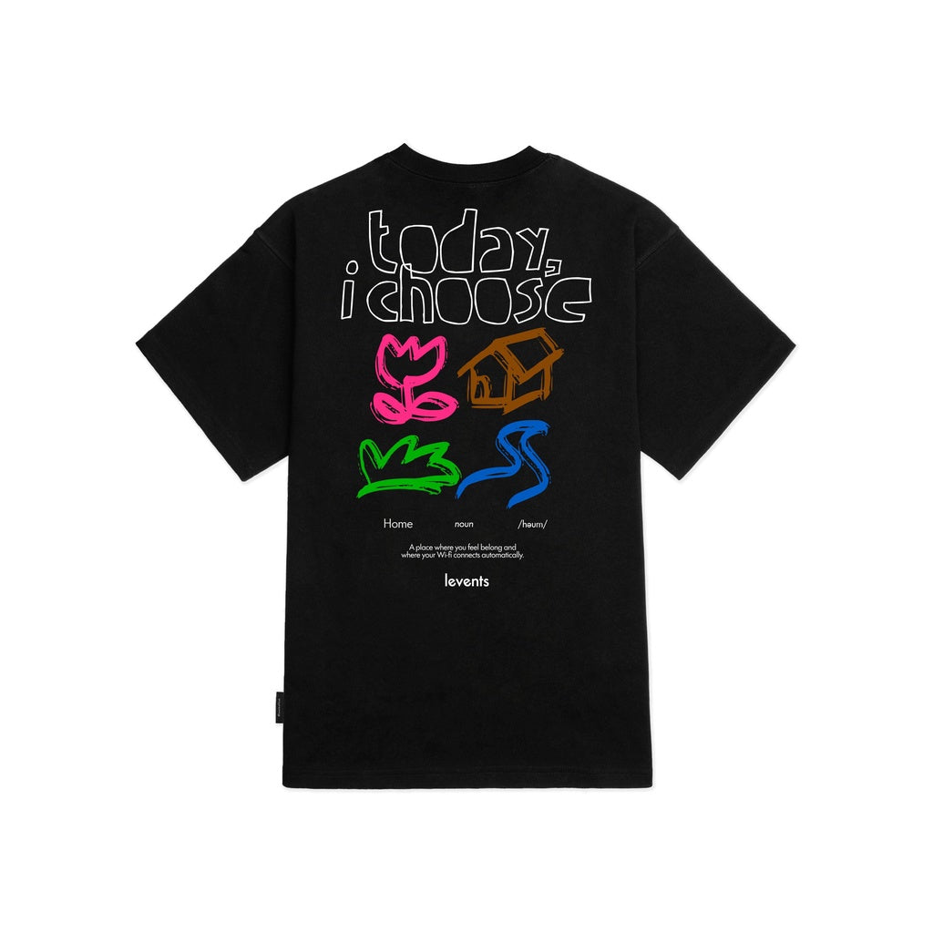 Levents Draw Icon T-shirt/ Black