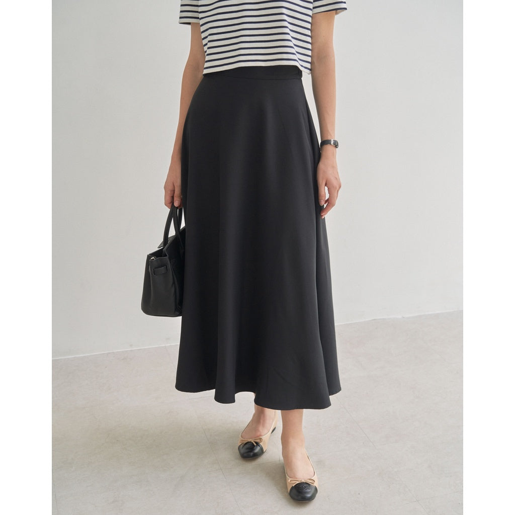 Jouline Cotton Silk Women's Midi Skirt | 3560 | Lana Official