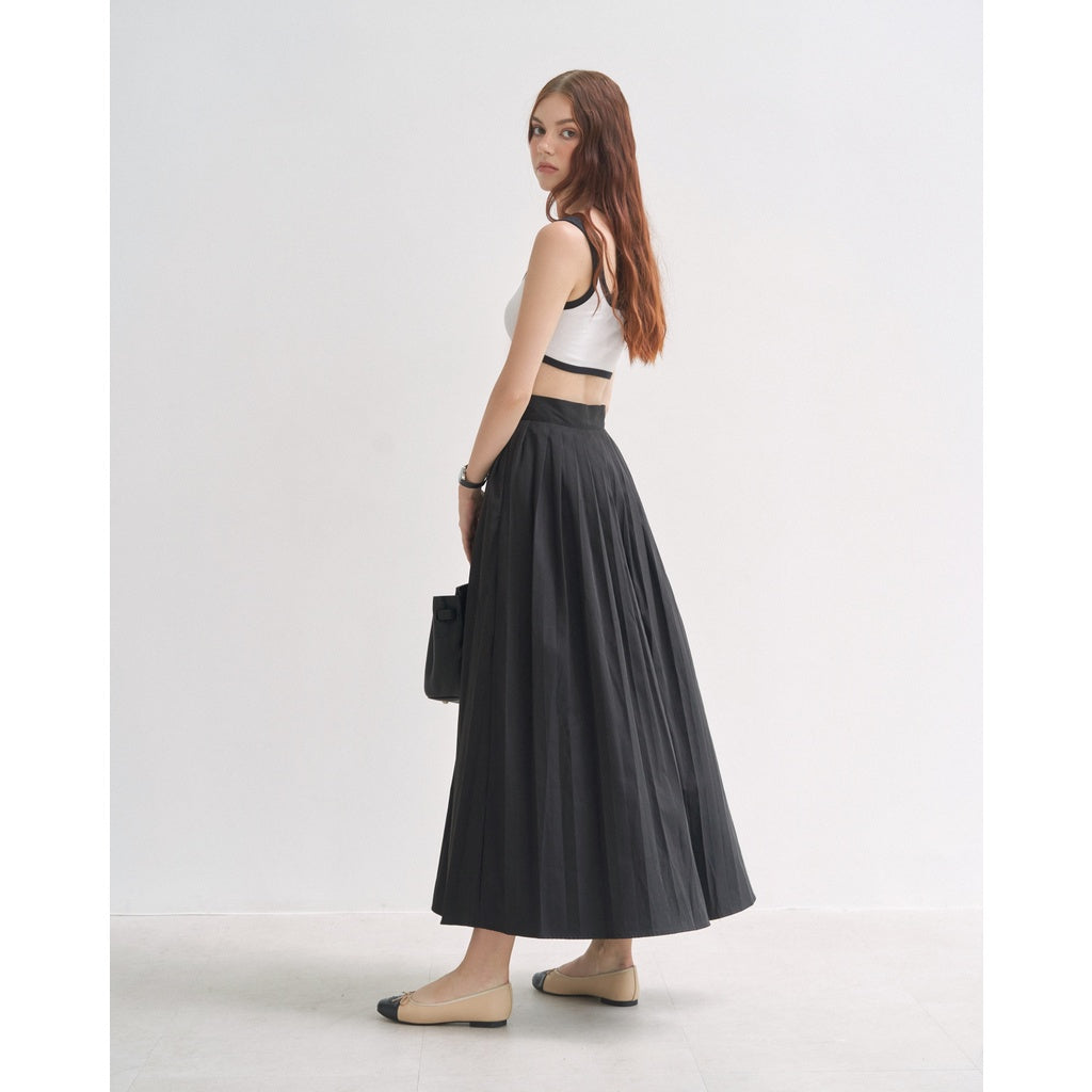 Nancie Long Pleated Skirt | 3495 | Lana Official