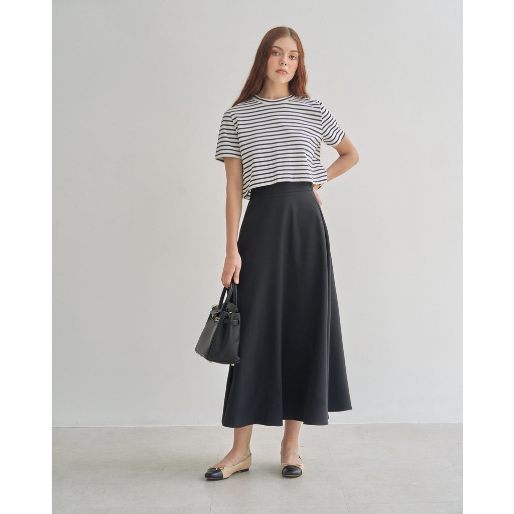 Jouline Cotton Silk Women's Midi Skirt | 3560 | Lana Official