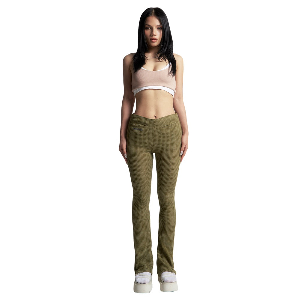 Bad Habits Women's Pants FLARED TRUSER MOSS - Genuine Local Brand