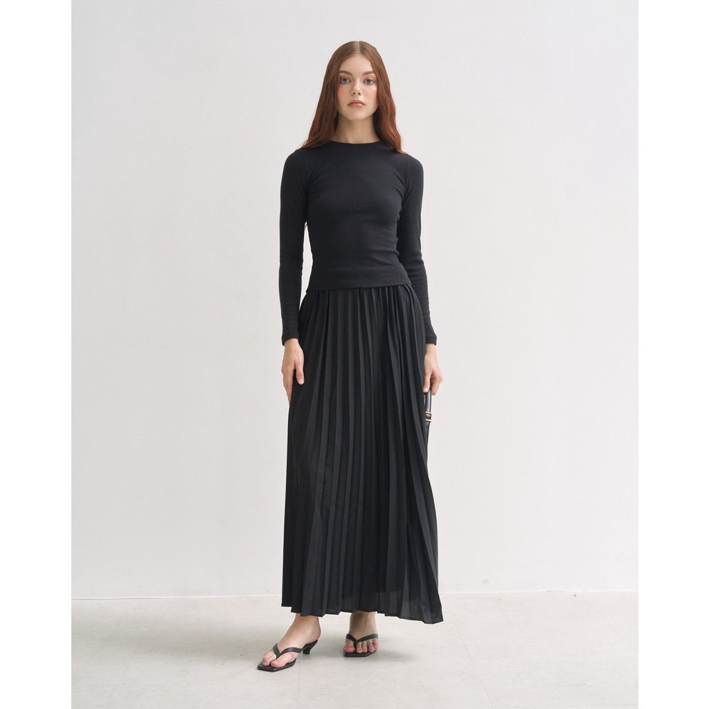 Super Long Maxi Pleated Skirt | 2809 | Lana Official