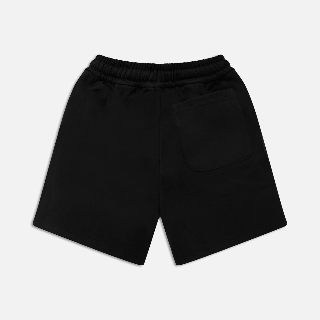 NEEDS OF WISDOM Embroidered Nowsg Sweatshorts - Black - Genuine Local Brand