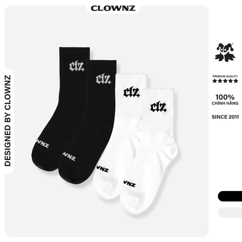 Clownz Sock freesize unisex high neck socks for men and women, thick, breathable cotton