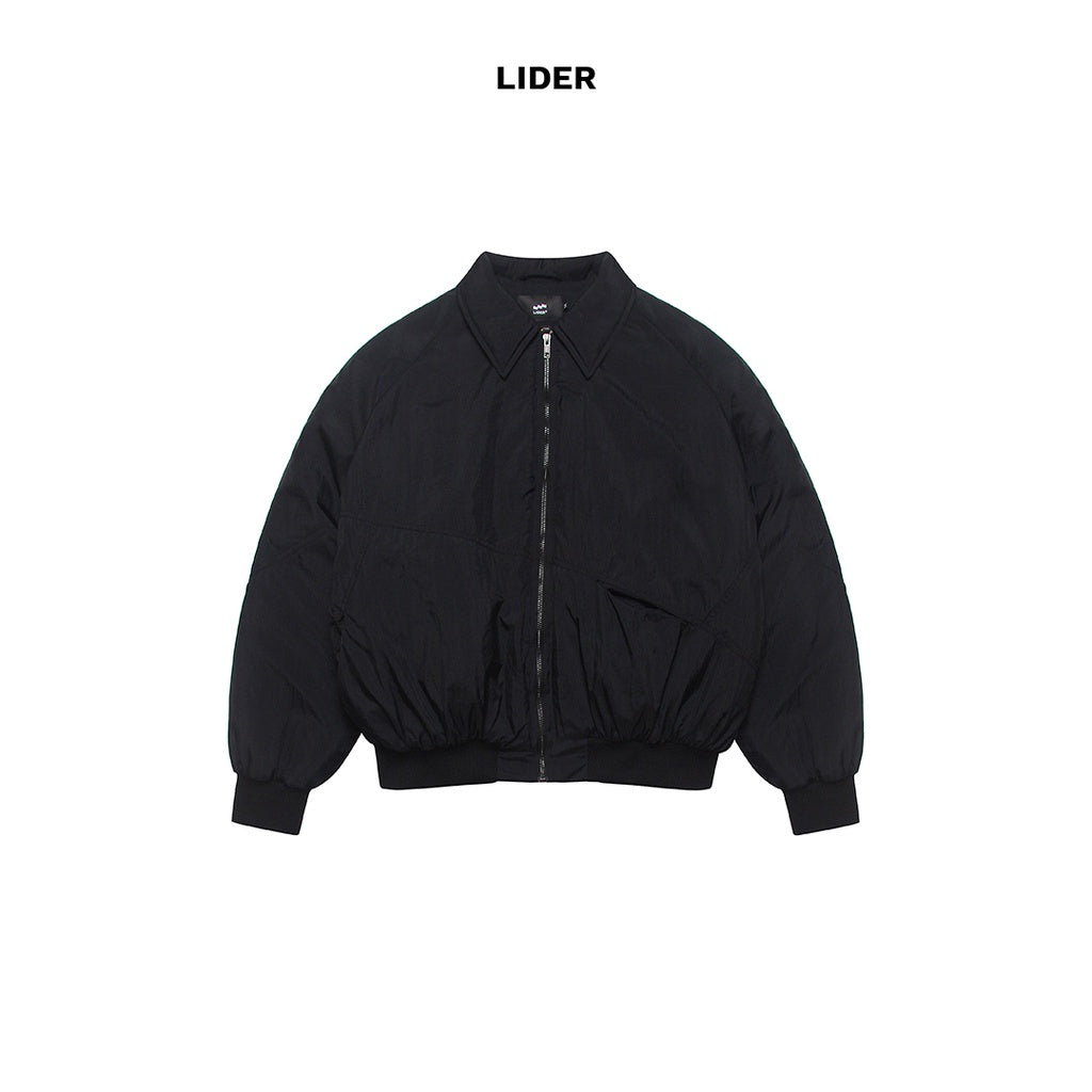 ÁO KHOÁC LIDER CALVIN BOMBER JACKET - Jetblack/Electric Purple