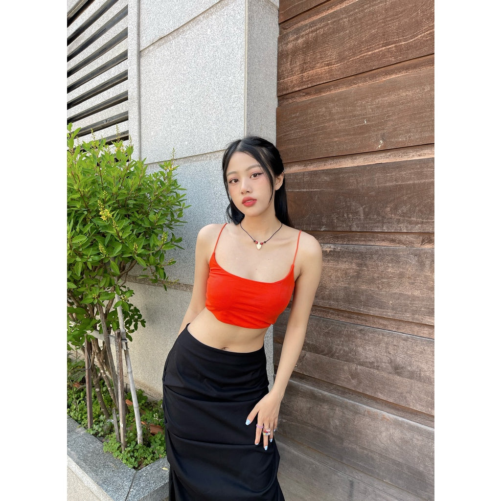 Women's 2-strap crop top | LUNA TOP - CLÉLIE