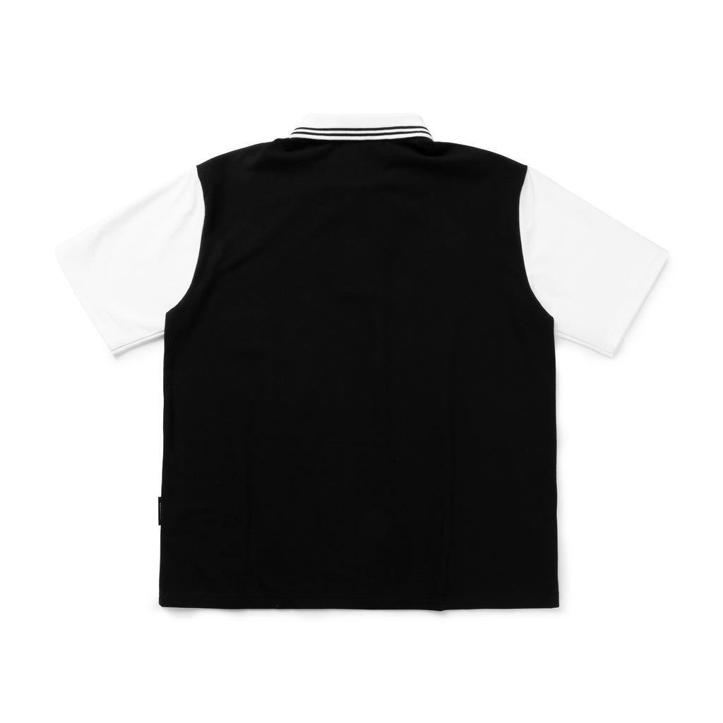 DirtyCoins Culture Polo T-Shirt - Black/Cream