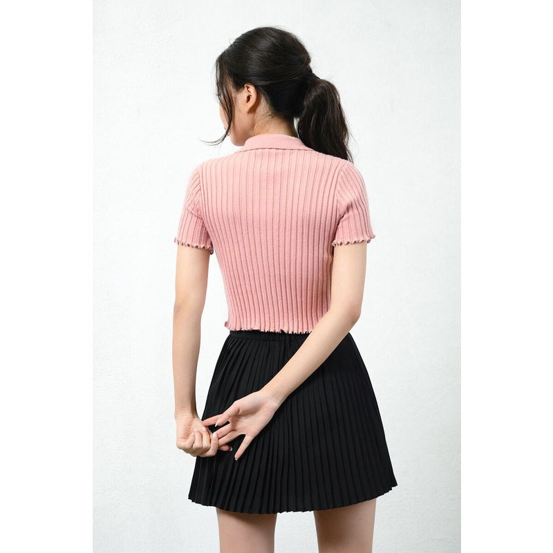 Crop top sweater - VIENNE TRAN V61W21Q015 turtleneck sweater (many colors)