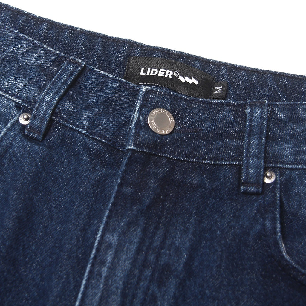 UNISEX LIDER INDIGO LOW-RISE JEANS