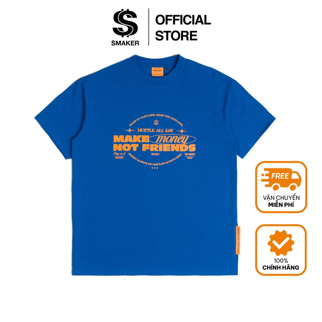 [SMAKER] MMNF 2023 TEE IN BLUE, blue, 100% cotton