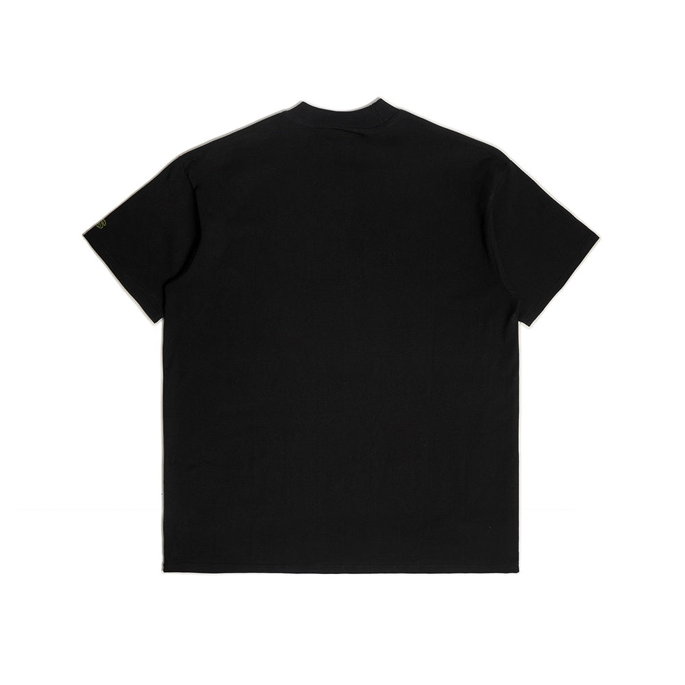 [SMAKER] 100% cotton dog t-shirt - MONEY IS A BAD MASTER TEE IN BLACK