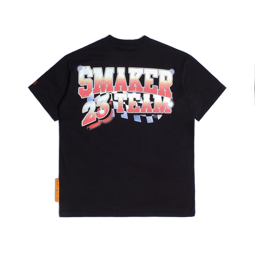 [SMAKER] 100% cotton car T-shirt - NASCAR TEE IN BLACK