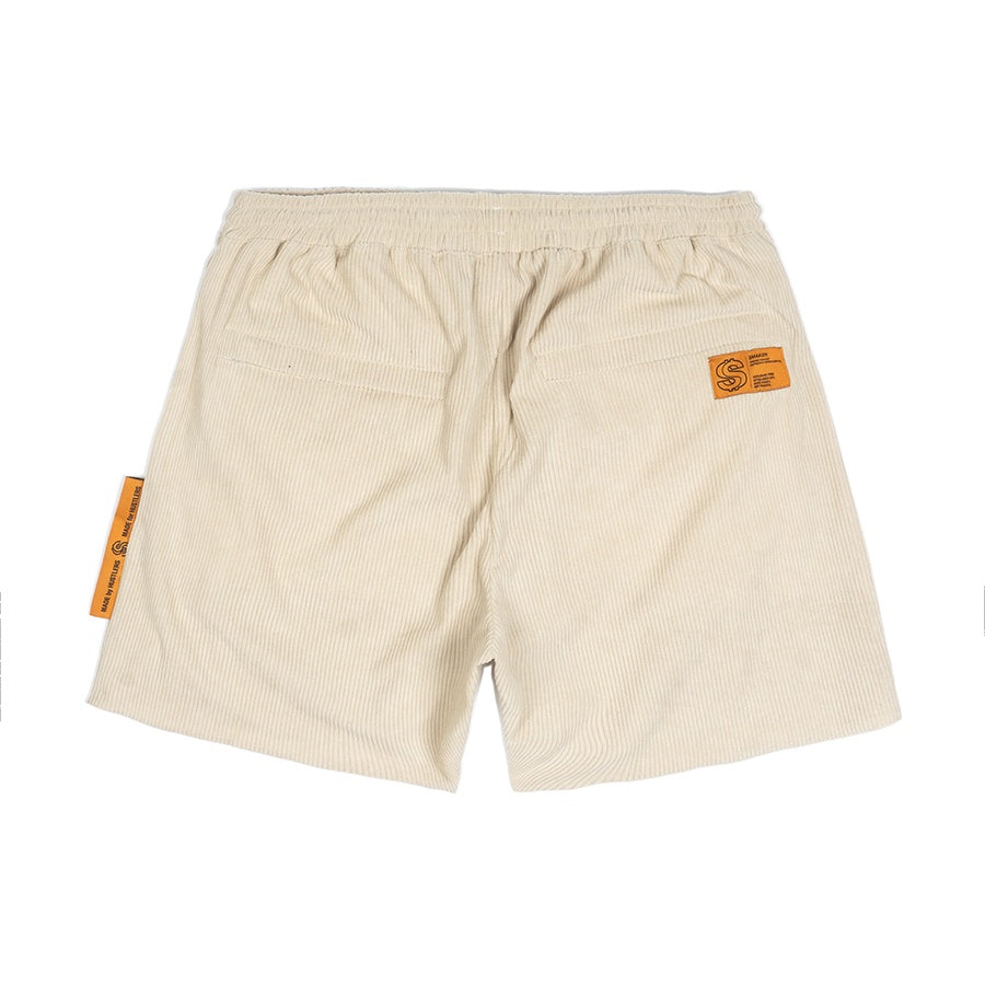 [SMAKER] Tan velvet short - $MAKER CORDUROY SHORT IN TAN