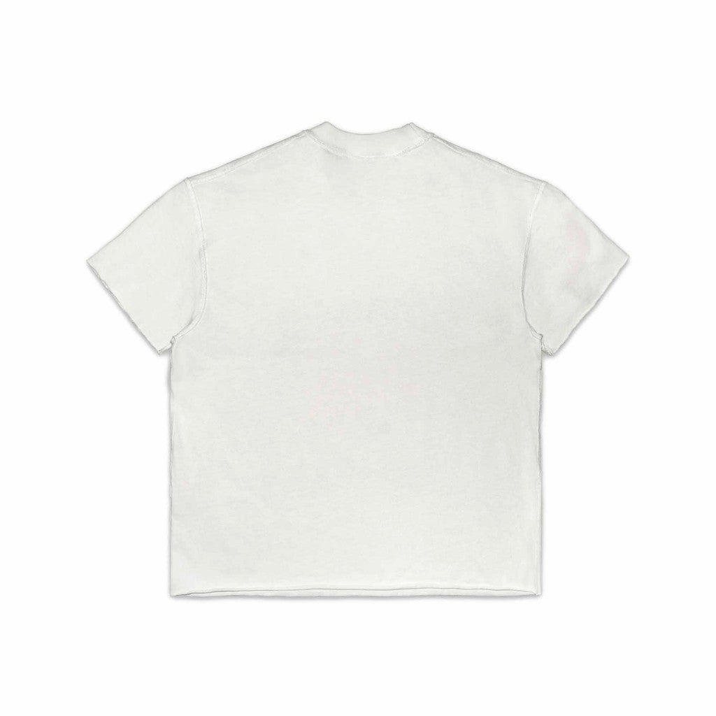 [SMAKER] Áo thun trắng 100% cotton washed - SMAKER DISTRESSED BOXY WASHED TEE IN WHITE