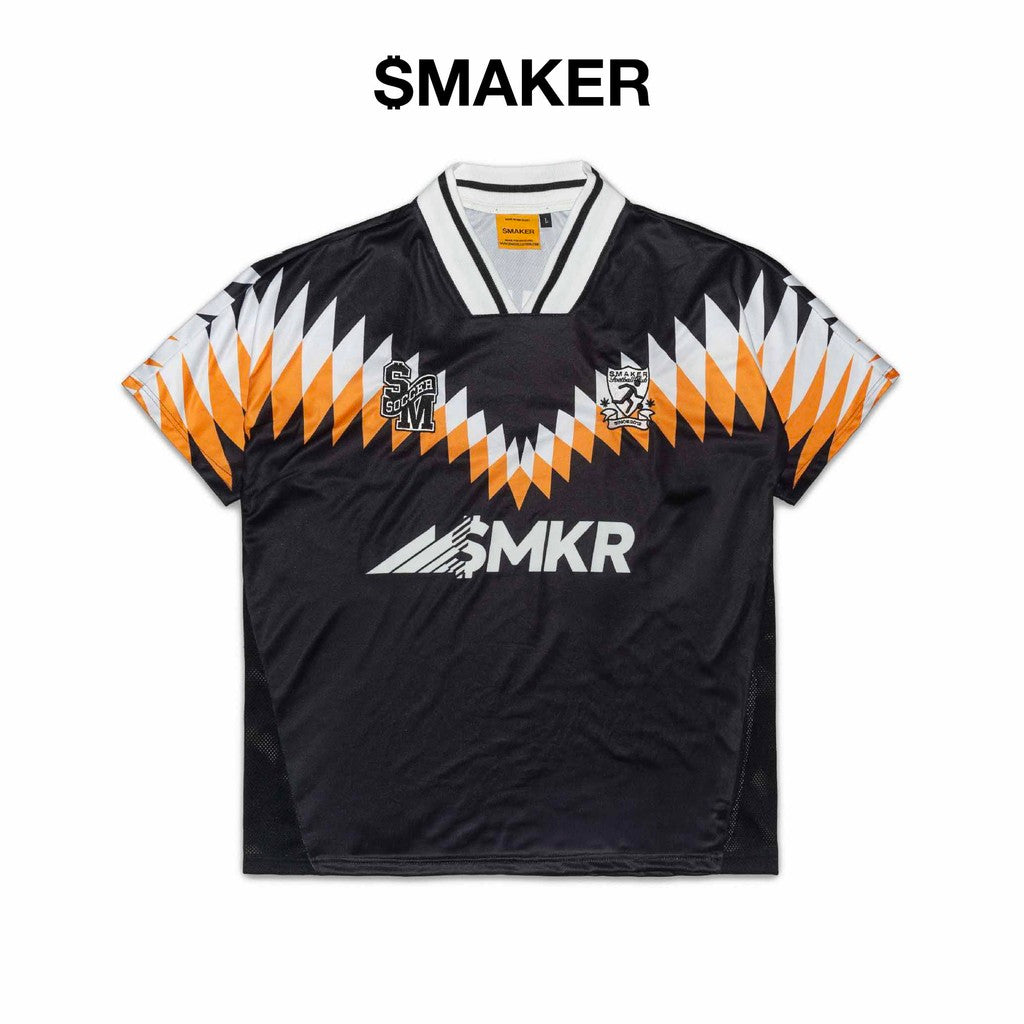 [SMAKER] Áo đá banh màu đen 100% vải lưới mesh - 88 FOOTBALL CLUB JERSEY IN BLACK