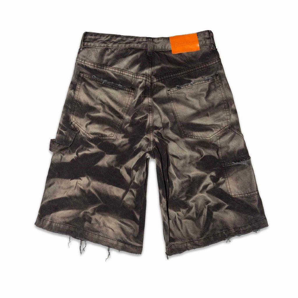 [SMAKER] WRINKLE WASHED BAGGY JEANS IN GREY