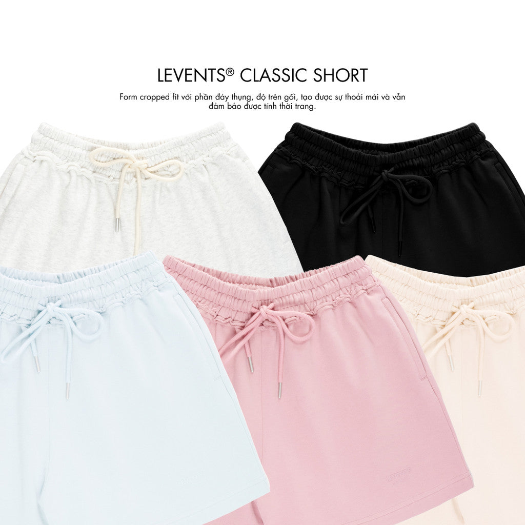 Quần Đùi Levents Classic Short Chất Nỉ Chân Cua Unisex Short