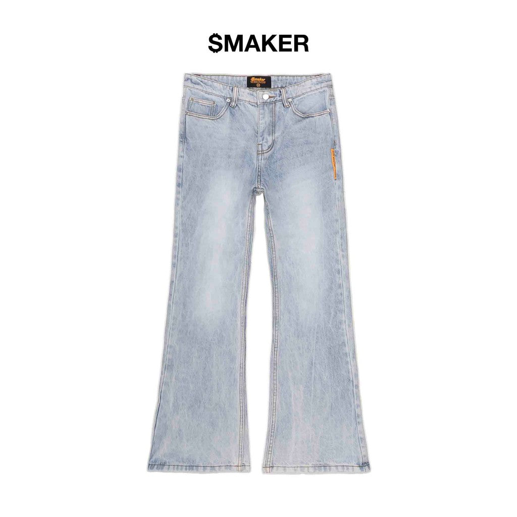 [SMAKER] Flare Jeans in Blue - FLARE JEANS IN BLUE
