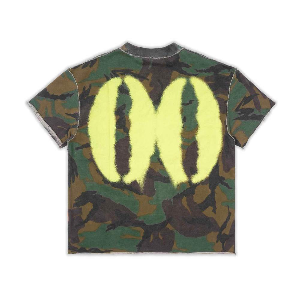 [SMAKER] 100% cotton camo t-shirt - WINGS CAMO WASHED TEE