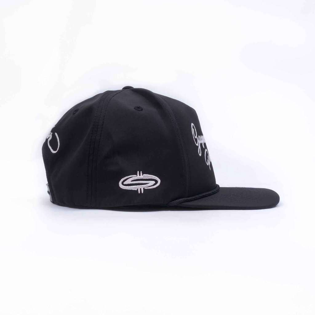 [SMAKER] Nón mũ lưỡi trai 100% nylon màu đen - GAGNER DE LARGENT NYLON SNAPBACK IN BLACK