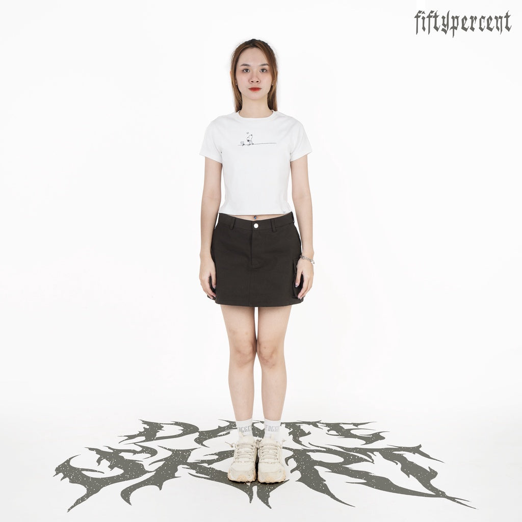 Grimm DC Date skirt // Dark moss